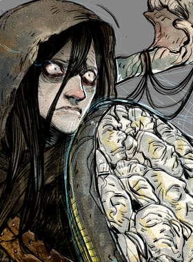 38mm  Beauty Soldier 女神系列 树脂兵人(原特白模) A-1276