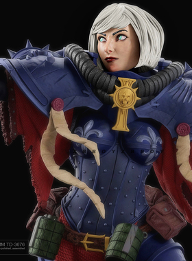 76mm ZBBOY监制 帝国执法队 树脂兵人 白模 TD-3676