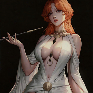 38mm Beauty Soldier 女神系列 树脂兵人 白模  A-2216