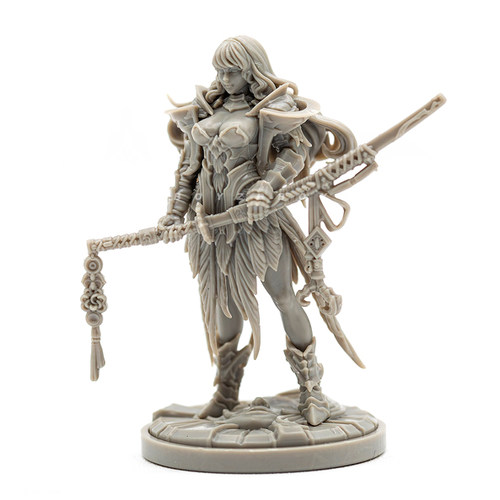 38mm Beauty Soldier 女神系列  树脂兵人 白模(原特)  A-2035