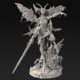 95mm 虫翼女王 7678 55mm 75mm 白模 全高 树脂兵人