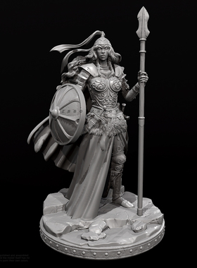 人高 38mm 50mm 75mm 死灵之界 主将 树脂白模 TD-6447/3D