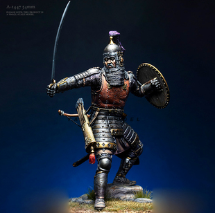 54mm 1/32 经典古代重甲武士 树脂手办 兵人 白模(原特)  A-1447