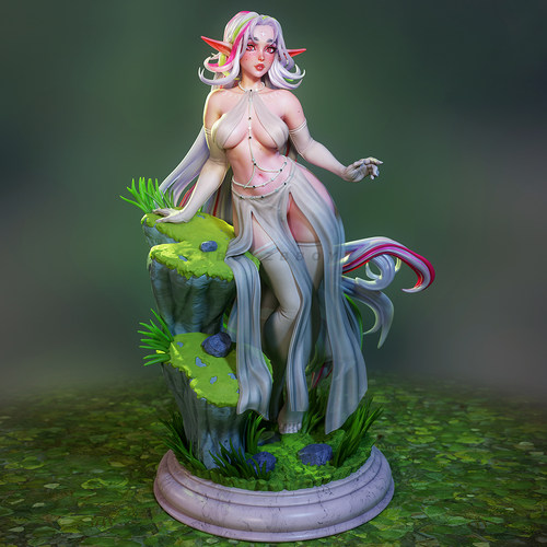 人高 38mm 50mm 75mm 90mm 精灵仙女 树脂兵人 TD-7253/3D