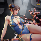 树脂兵人 45mm 7712 白模 春丽小姐 泳装 65mm 25mm 人高