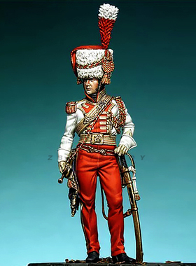 1/24  拿破仑时代兵人  树脂兵人 白模  A-2030
