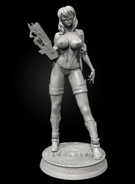 人高 38mm 50mm 75mm 攻壳攻击队 树脂兵人 白模TD-7427/3D