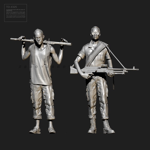 模型经典手办1/35树脂兵人