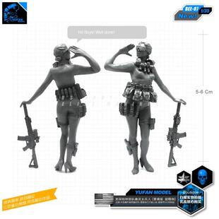 现代美军幽灵部队女兵人1 35树脂兵人BEE