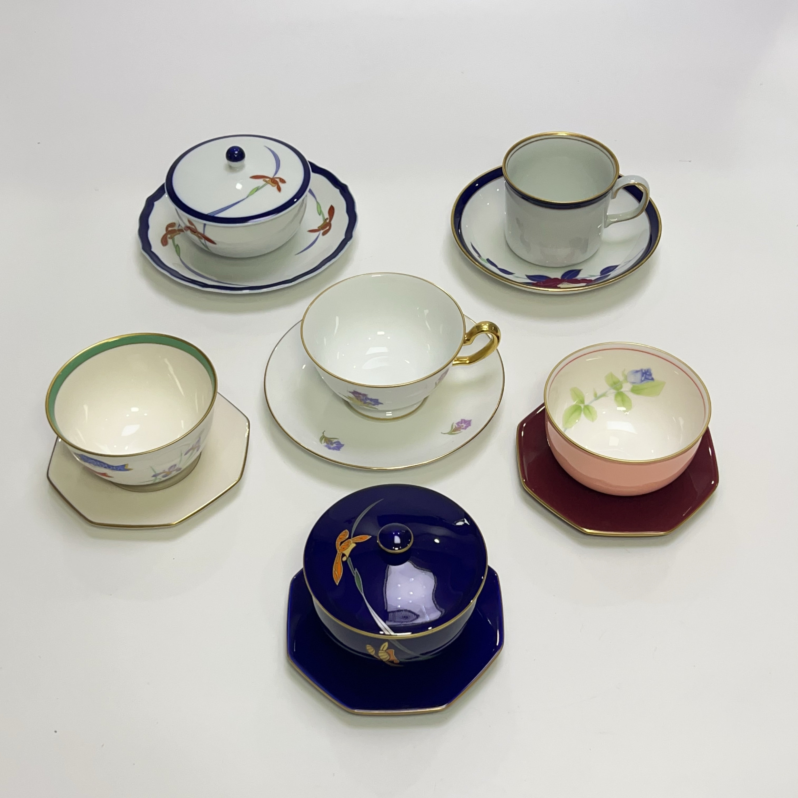 日本 回流 香兰社 大仓陶园 茶杯 咖啡杯 杯碟套组
