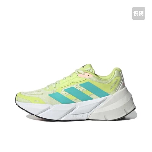 adidas Adistar 潮流 低帮跑步鞋 女款 清新绿GX2989广东66仓