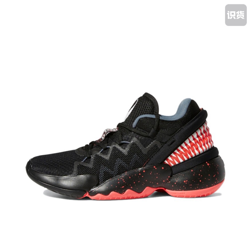 adidas D.O.N. Issue #2 中帮 篮球鞋 男款 黑粉FW9038广东66仓