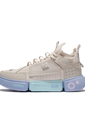 LiNing李宁 悟道2 ACE 中帮 篮球鞋 珍珠白ABCS011-1广东66仓