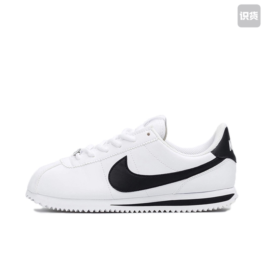 Nike Cortez Basic SL 减震 低帮 跑步鞋 白黑904764-102广东66仓