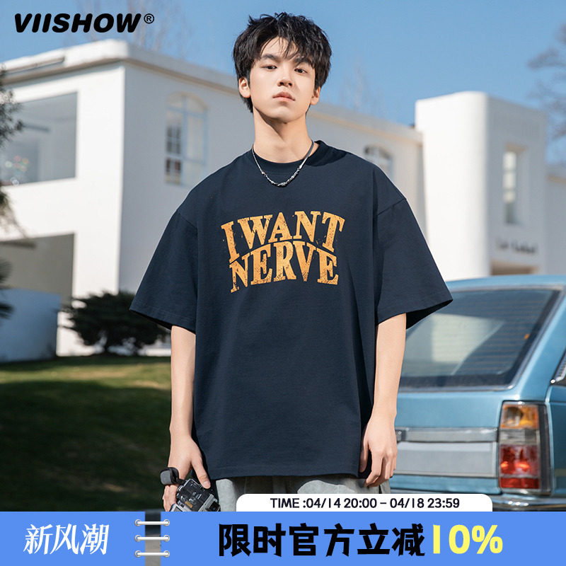 ��ɫ M VIISHOW�����ļ���ĸӡ��Բ�����T����Ů���Ž�ͷ������������