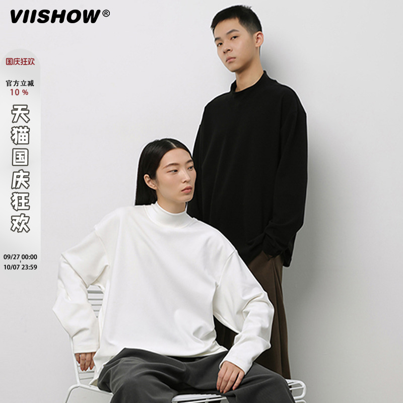冬季卫衣VIISHOW半高领长袖