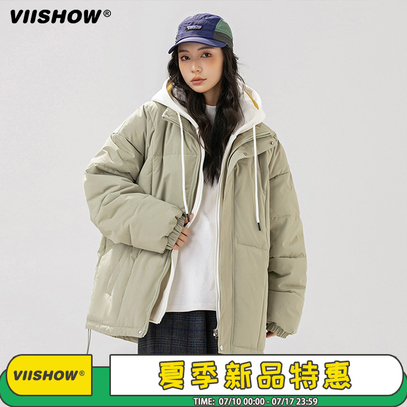假两件加厚棉衣VIISHOW冬季