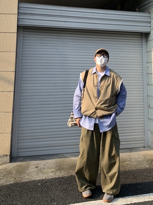 Daily1日系纯棉假两件马甲