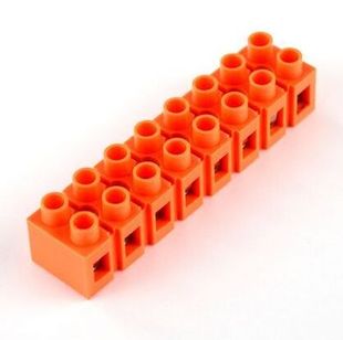 H2519 6平方分线器线柱 8高端阻燃接线端子排8位电线对接端子0.5