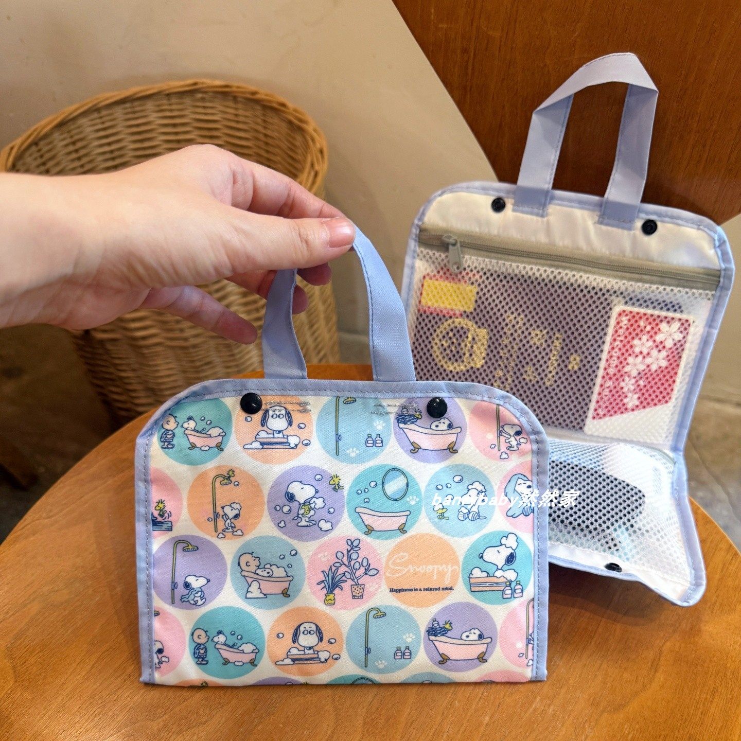 日系卡通小狗证件包化妆袋旅行收纳包口罩包可爱便携洗漱袋,收纳整理,其他收纳袋,淘宝优惠券,粉丝福利购,淘宝优惠卷