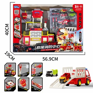 小演员惯性仿真多功能城市消防车医疗救护车环卫车音乐大号玩具车