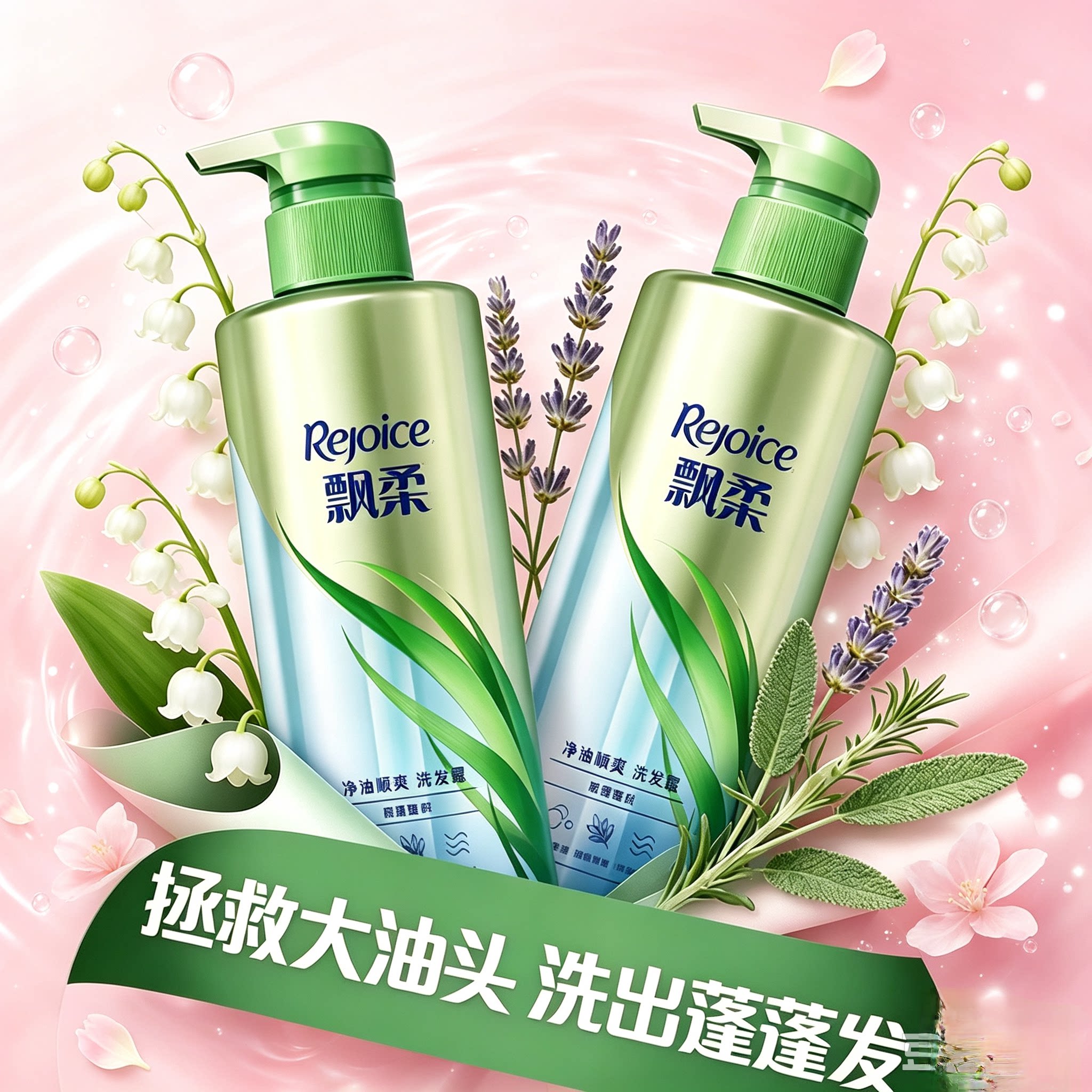 飘柔香氛洗发水530g净油顺爽蓬松留香洗头膏液露抚平毛躁正品