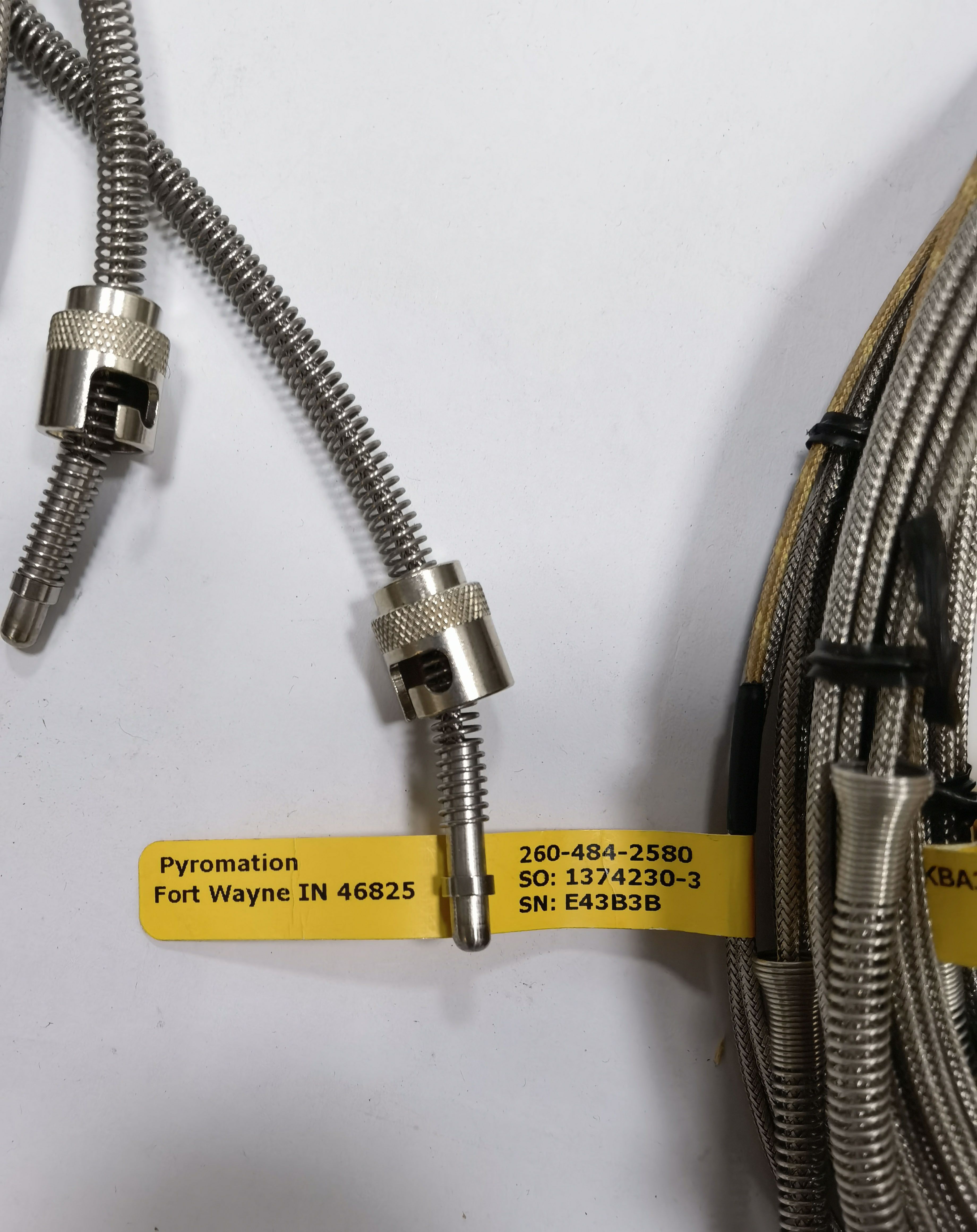 Pyromation Thermocouple 热电偶E43B3B KBA3-F3B320-012-2