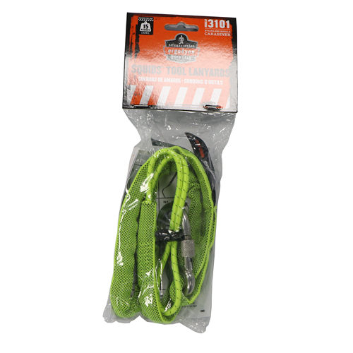 Ergodyne Squids Tool Lanyards 3101 SS Lime Standard