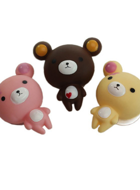 家居汽车装饰 可爱卡通吸盘公仔 咖啡熊海绵宝宝米老鼠马里奥路易