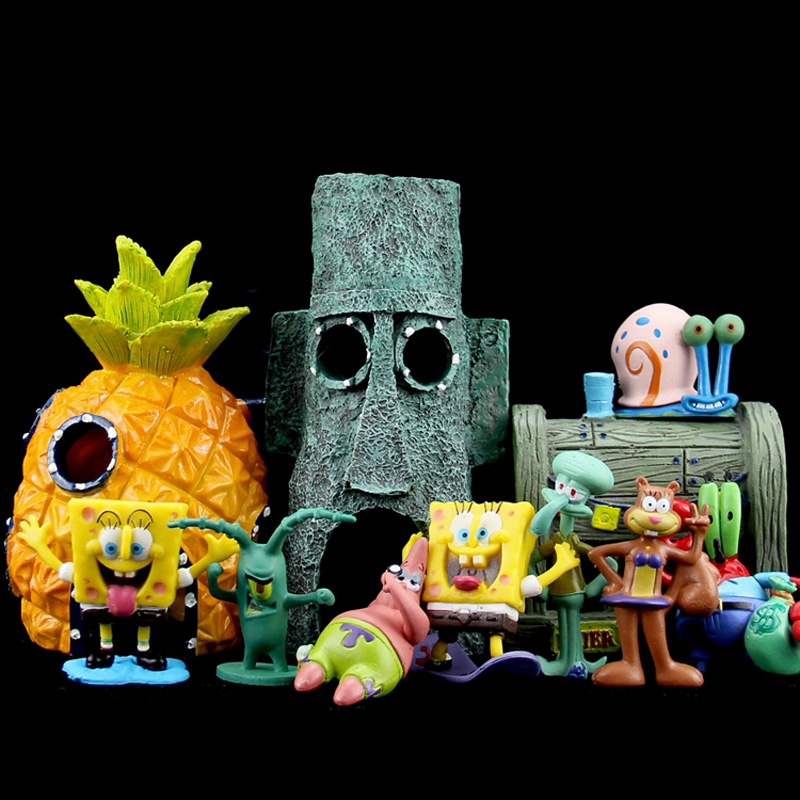 海绵宝宝公仔可爱全家福