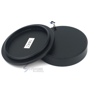 M42前后盖 金属 M42机身盖和后盖 42mm*1螺口 M42机身盖+镜头后盖
