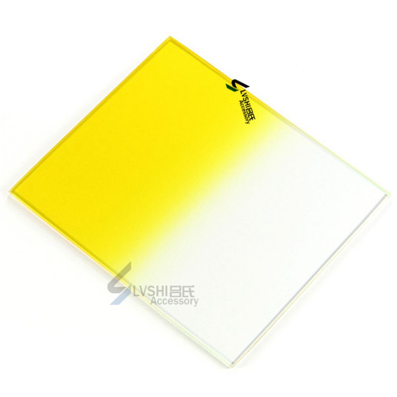 吕氏 P系列 渐变黄 方形 插片滤镜 黄渐变 兼容高坚P系列滤镜