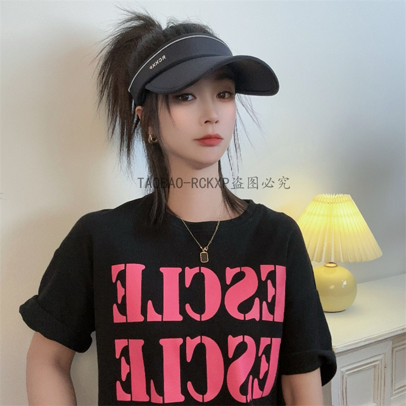 空顶帽男女夏季平檐简约