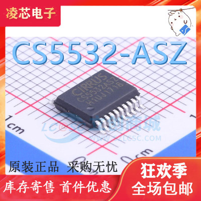 全新原装 CS5532-ASZ CS5532-BSZ 模数转换芯片 贴片SSOP-20
