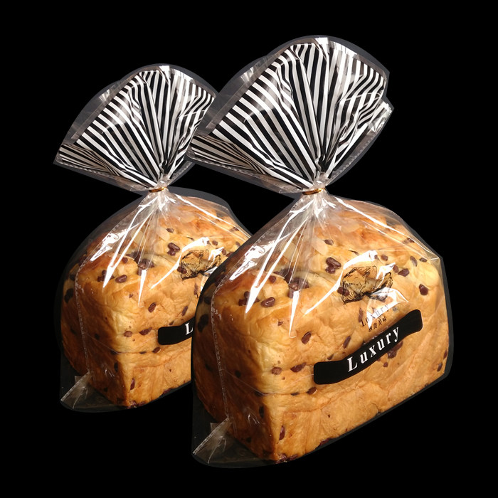 吐司面包袋土司包装袋西点点心饼干袋子亮面透明烘焙包装100个