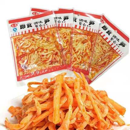 志康笋片笋丝30g 红油酸辣休闲即食竹笋零食黄山调味香辣脆笋袋装