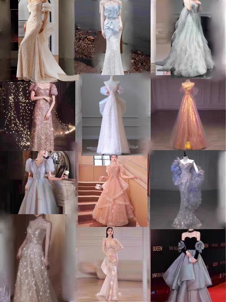 礼服出租生日轻奢小众主持人走秀晚宴聚会气质高端修身鱼尾晚礼服,女装/女士精品,礼服/晚装,淘宝优惠券,粉丝福利购,淘宝优惠卷