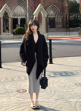 alwaysiris 媛鸢/Classy高阶绒感 2023aw 两穿浣熊绒开衫