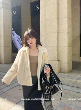 alwaysiris 媛鸢/中古小白熊 2023aw以假乱真！加厚环保皮草