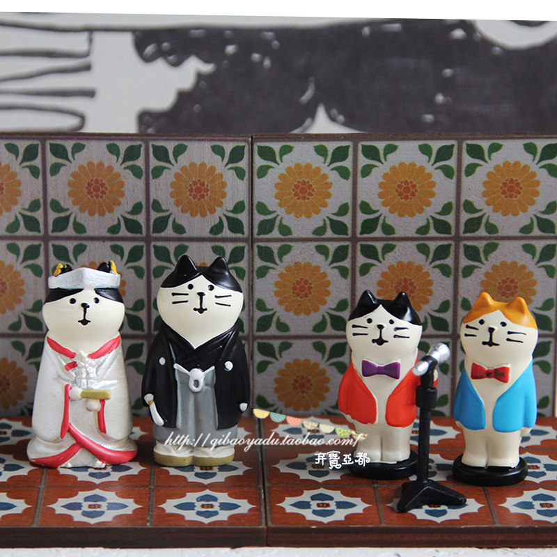 日式风公仔伴手礼摆件