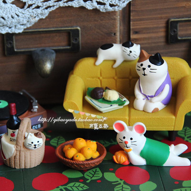 日式风decolezakka树脂免邮摆件