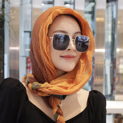 头巾围巾常乡缘物美价廉辫子巾女