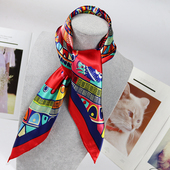 杭州丝绸60方巾丝巾批发女士夏季 绸缎百搭围巾春秋防晒商务包头巾