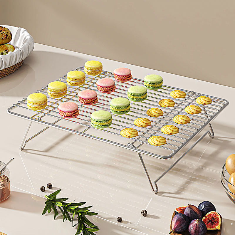 烘焙架304不锈钢蛋糕面包冷却架凉网晾干架台面多层烘焙散热工具