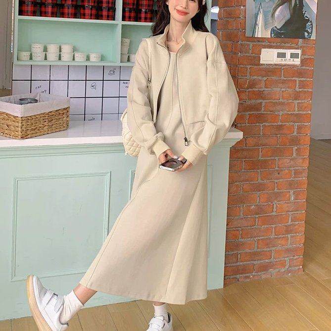 减龄洋气休闲卫衣套装女2025新款秋季超火穿搭今年流行裙子两件套,女装/女士精品,时尚套装,淘宝优惠券,粉丝福利购,淘宝优惠卷