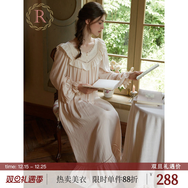 RoseTree复古宫廷爱德华茶歇睡裙