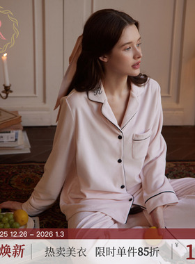 RoseTree珊瑚绒睡衣女款厚秋冬季法式高级感薄绒法兰绒家居服套装