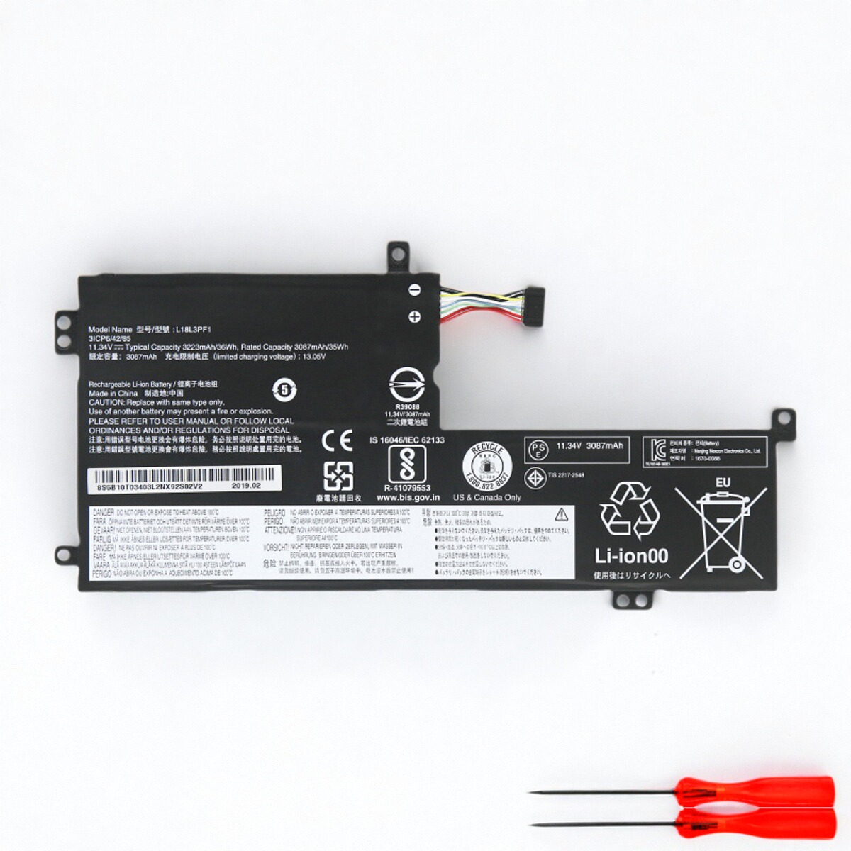 适用 联想 IdeaPad L340-15IWL/API/17IWL L18M3PF2 笔记本电池