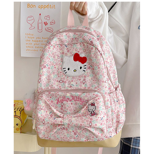 书包初中女生春游背包小学生2026新款 ins小众书包女高颜值双肩包