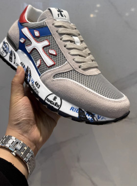 斯丹品牌2025新款头层牛皮轻便软底透气户外跑步运动休闲潮鞋男鞋